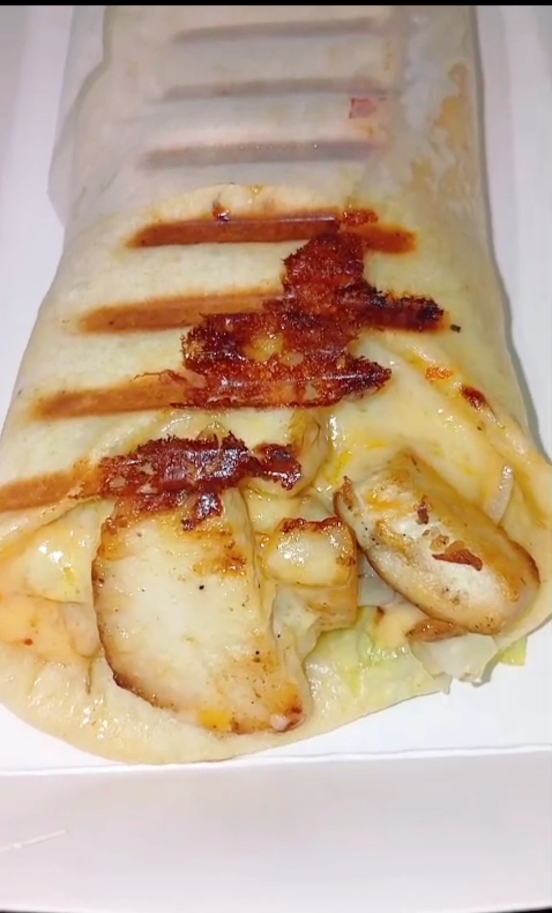 The Cheesy BBQ Chicken Shawarma